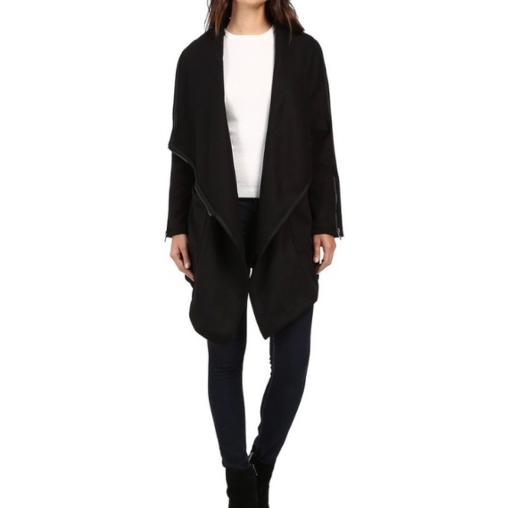 BLANK NYC | Blackout Wool Blend Drape Jacket